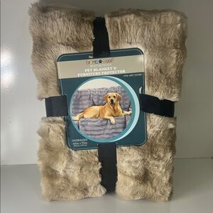 Tan Pet Blanket Furniture Protector